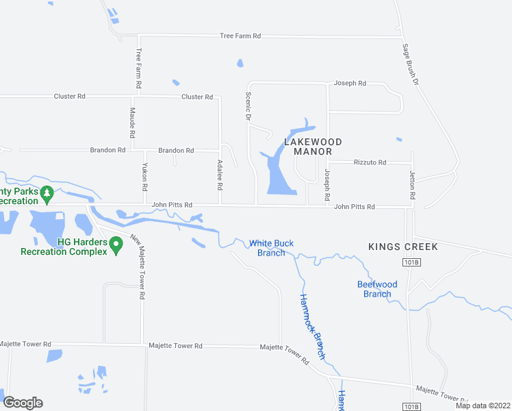 map of restaurants, bars, coffee shops, grocery stores, and more near 5500 Scenic Drive in Panama City