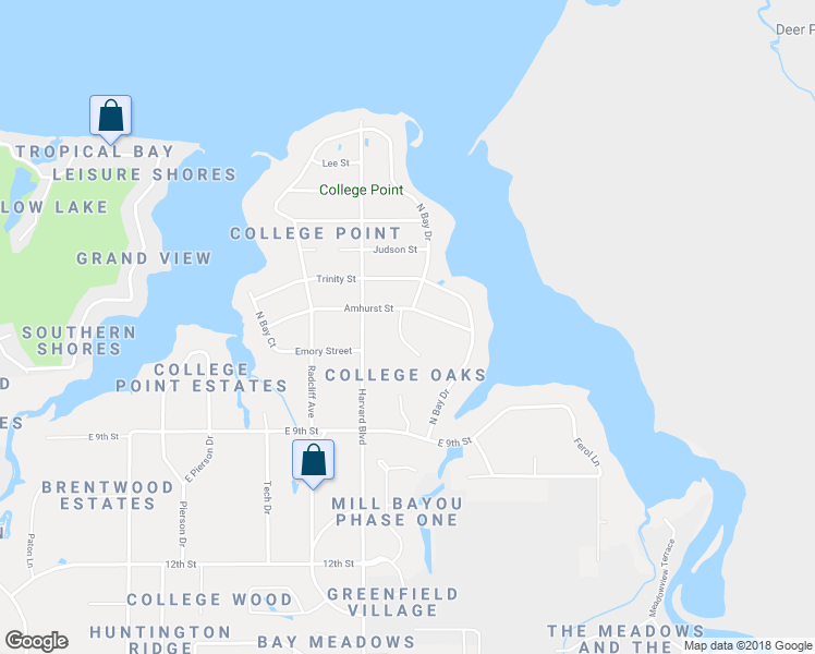 map of restaurants, bars, coffee shops, grocery stores, and more near 605 Shady Oaks Lane in Lynn Haven