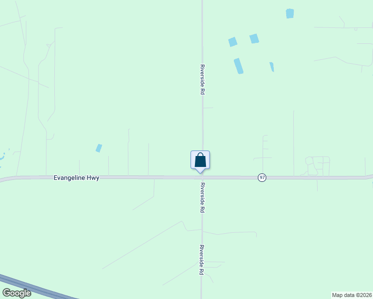 map of restaurants, bars, coffee shops, grocery stores, and more near 3067 Riverside Road in Jennings