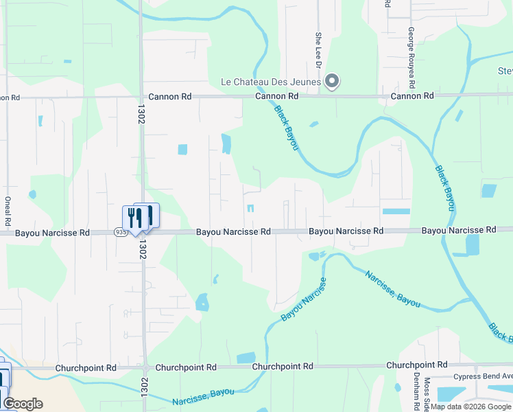map of restaurants, bars, coffee shops, grocery stores, and more near 12330 Samuel Babin Rd in Gonzales