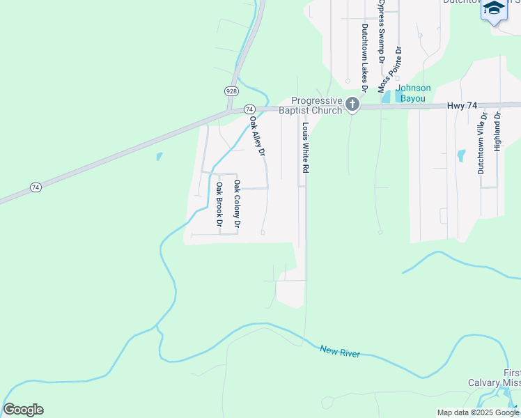 map of restaurants, bars, coffee shops, grocery stores, and more near 12322 Oak Alley Drive in Geismar