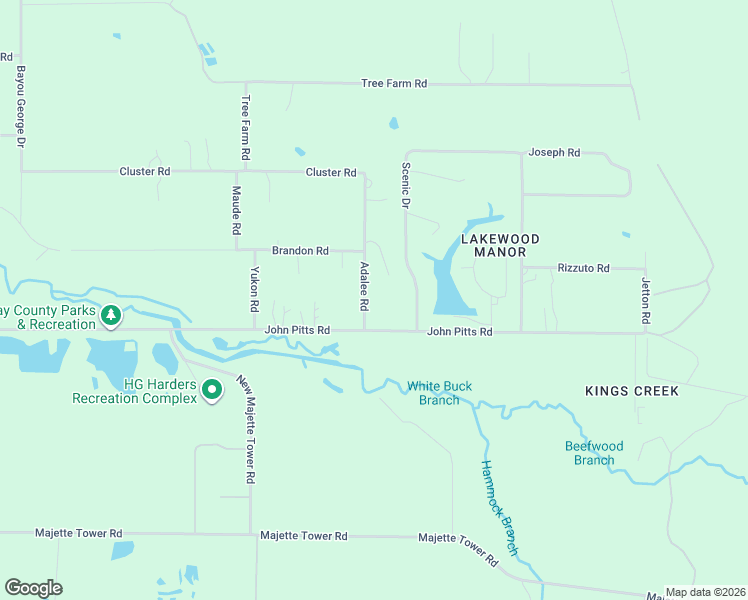 map of restaurants, bars, coffee shops, grocery stores, and more near 5600-5606 Adalee Road in Panama City