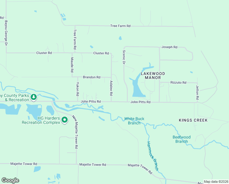 map of restaurants, bars, coffee shops, grocery stores, and more near 5600-5606 Adalee Road in Panama City