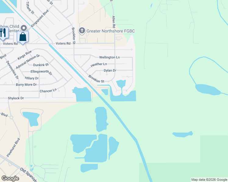 map of restaurants, bars, coffee shops, grocery stores, and more near 1010 McCartney Court in Slidell