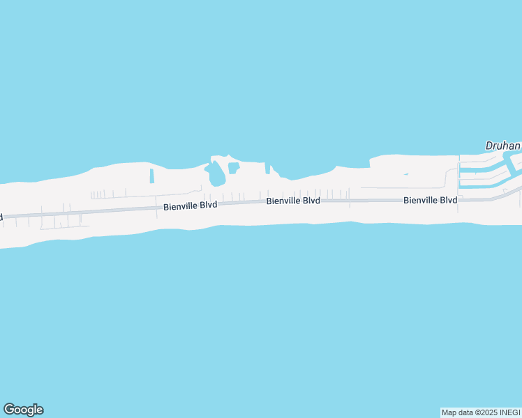map of restaurants, bars, coffee shops, grocery stores, and more near 2455 Bienville Boulevard in Dauphin Island
