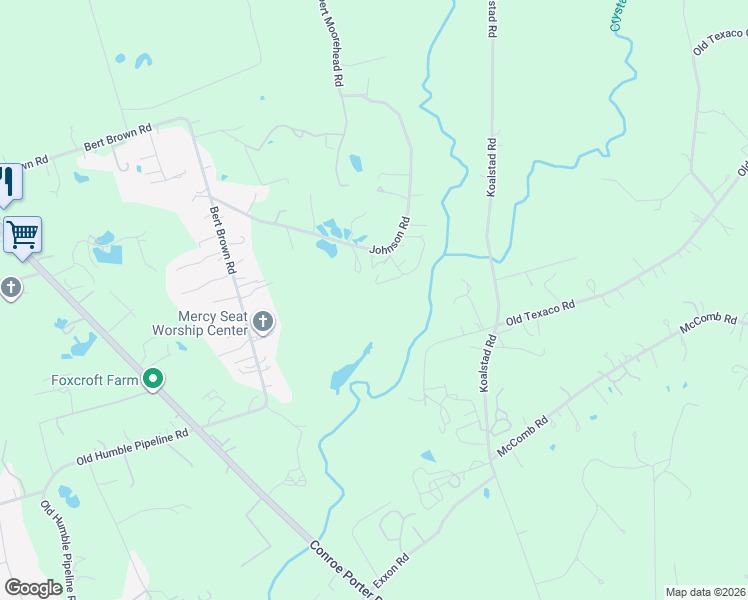 map of restaurants, bars, coffee shops, grocery stores, and more near 13502 Traci Jo Lane in Conroe