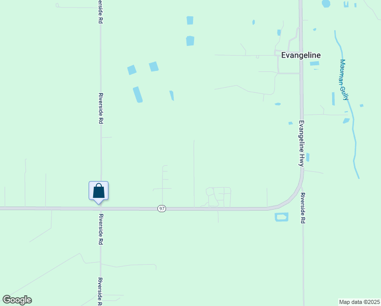 map of restaurants, bars, coffee shops, grocery stores, and more near 215 Wild Iris Drive in Evangeline