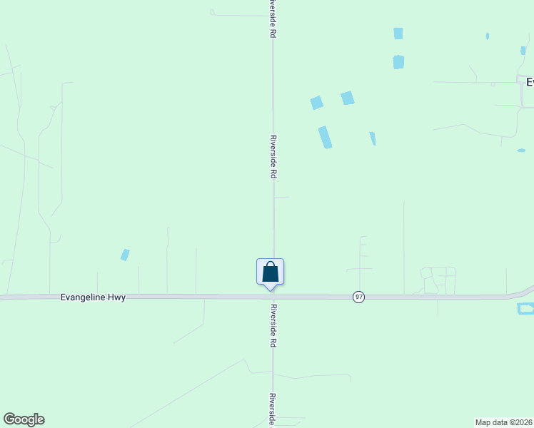 map of restaurants, bars, coffee shops, grocery stores, and more near 3121 Riverside Road in Jennings