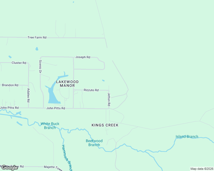map of restaurants, bars, coffee shops, grocery stores, and more near 5541 Jetton Road in Panama City