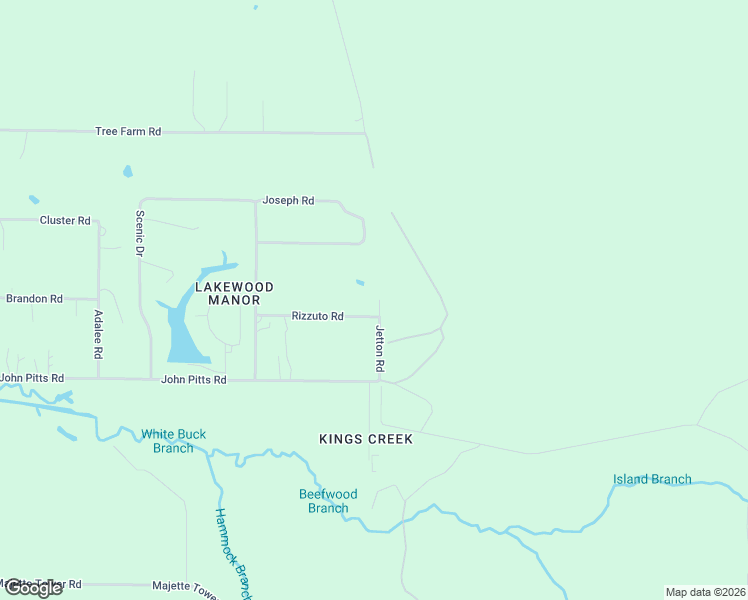 map of restaurants, bars, coffee shops, grocery stores, and more near 5541 Jetton Road in Panama City
