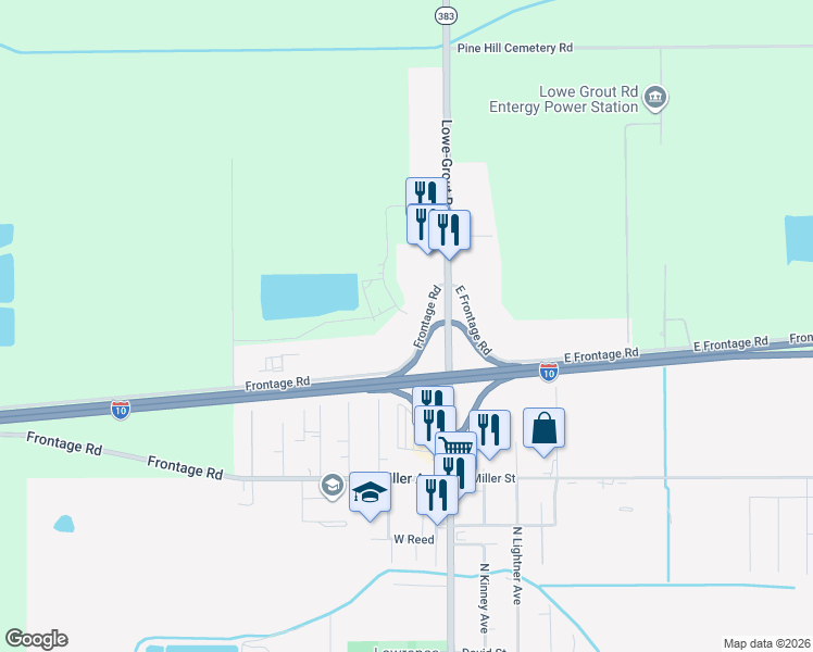 map of restaurants, bars, coffee shops, grocery stores, and more near 204 Cormie Road in Iowa