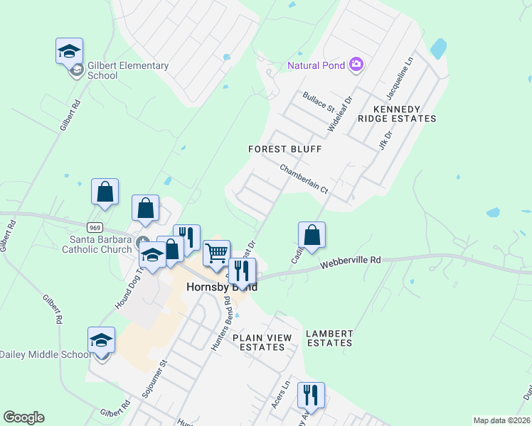 map of restaurants, bars, coffee shops, grocery stores, and more near 15101 Stave Oak Lane in Austin