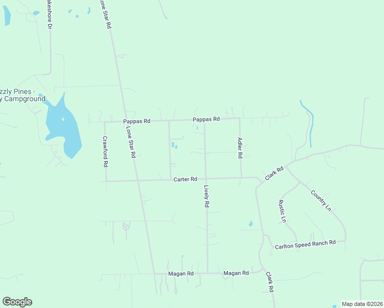 map of restaurants, bars, coffee shops, grocery stores, and more near 17028 Lively Road in Waller