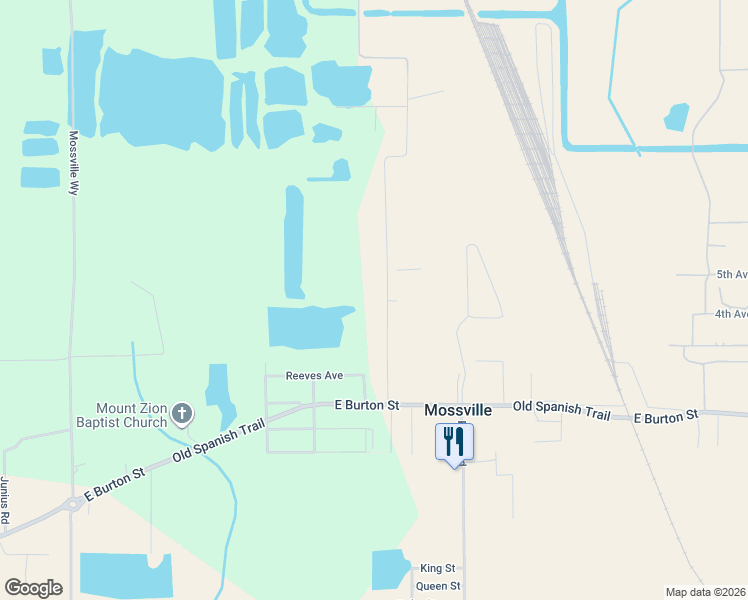 map of restaurants, bars, coffee shops, grocery stores, and more near Evergreen Road in Westlake