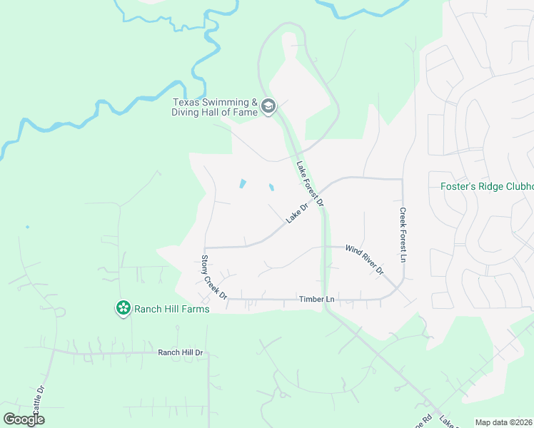 map of restaurants, bars, coffee shops, grocery stores, and more near 3 Lake Drive Court in Conroe