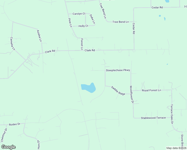 map of restaurants, bars, coffee shops, grocery stores, and more near 17196 Steeplechase Parkway in Plantersville
