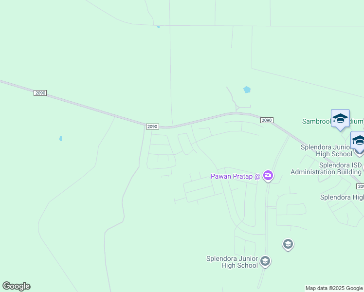 map of restaurants, bars, coffee shops, grocery stores, and more near 13843 Green Heron Way in Splendora