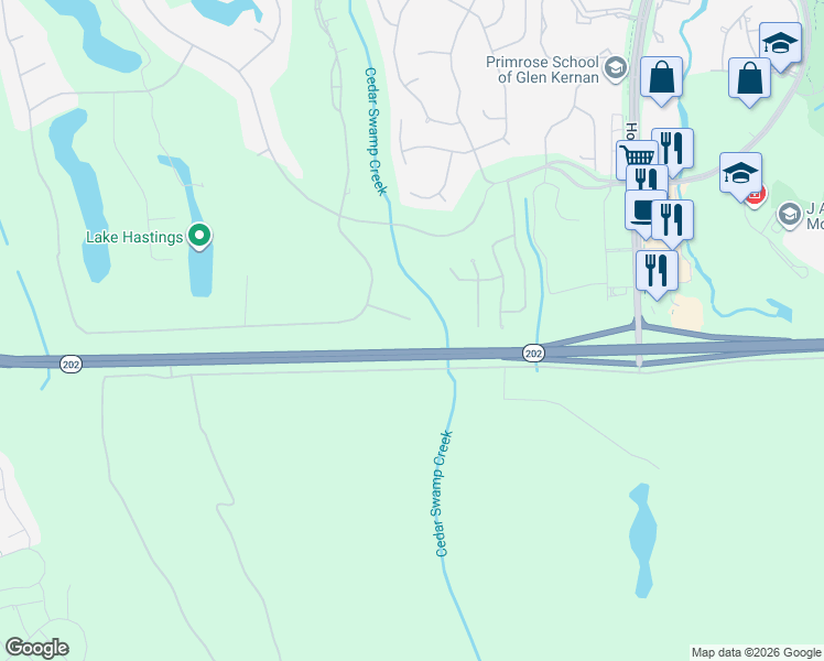 map of restaurants, bars, coffee shops, grocery stores, and more near 12862 Brodick Court in Jacksonville