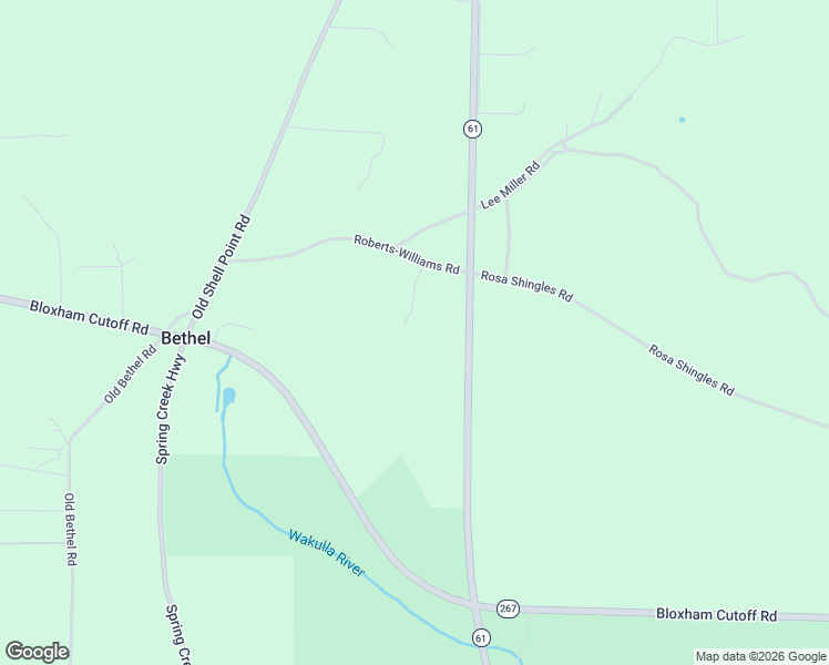 map of restaurants, bars, coffee shops, grocery stores, and more near 155 Roberts-Williams Road in Crawfordville