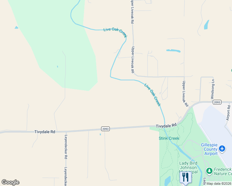 map of restaurants, bars, coffee shops, grocery stores, and more near 340 Ropes End Trail in Fredericksburg