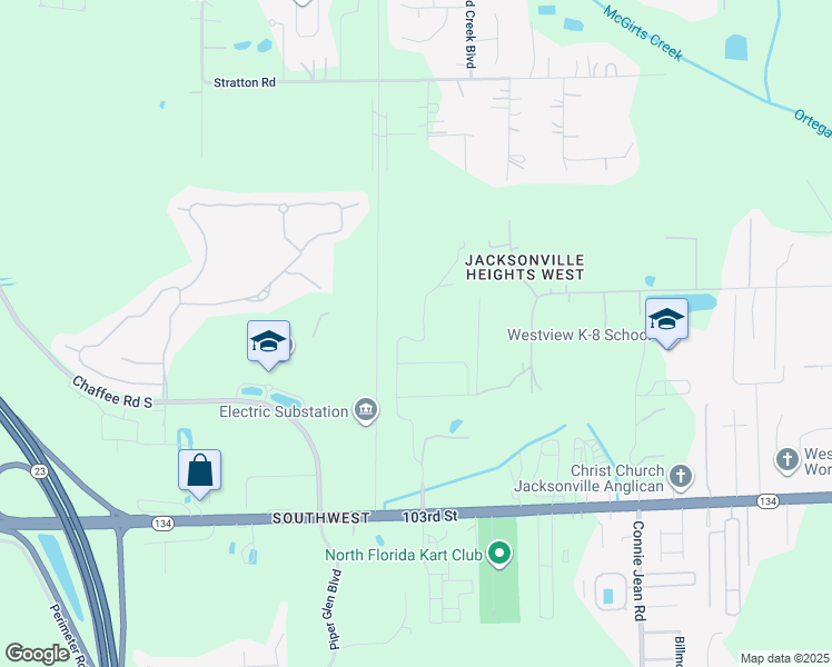 map of restaurants, bars, coffee shops, grocery stores, and more near 5018 Magnolia Valley Drive in Jacksonville