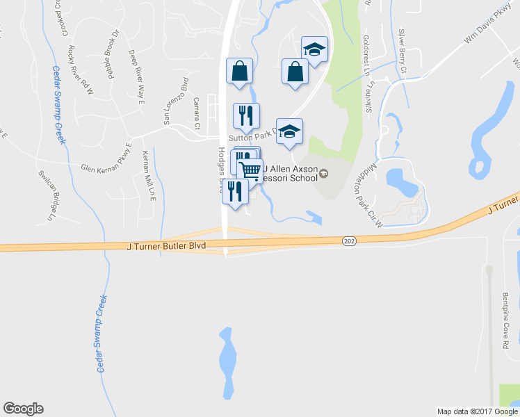 map of restaurants, bars, coffee shops, grocery stores, and more near 4783 Windsor Commons Ct in Jacksonville