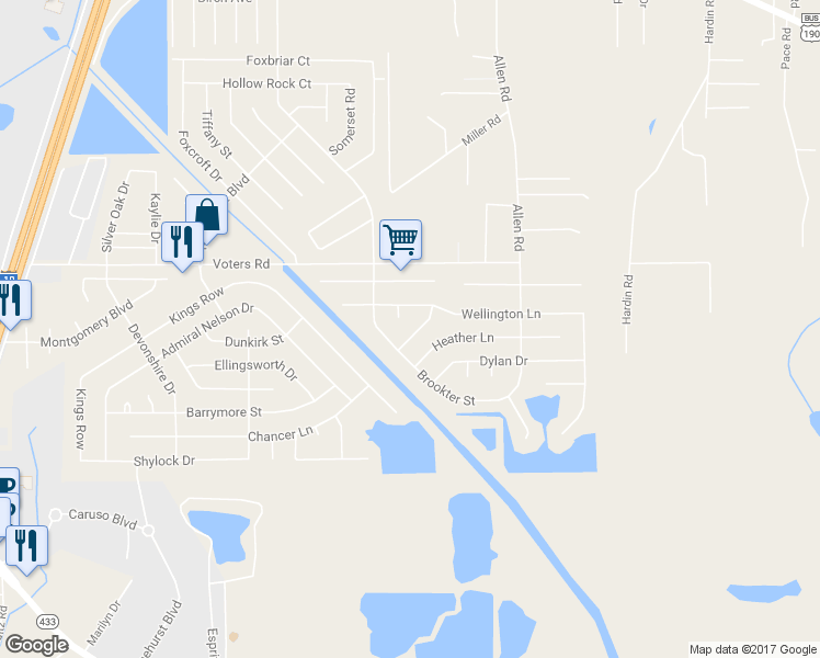 map of restaurants, bars, coffee shops, grocery stores, and more near 2009 Churchill Street in Slidell