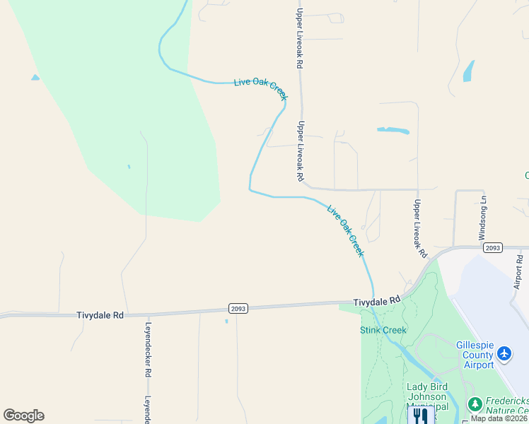 map of restaurants, bars, coffee shops, grocery stores, and more near 340 Ropes End Trail in Fredericksburg