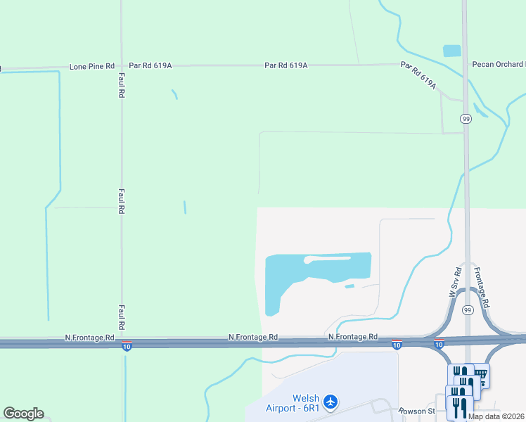 map of restaurants, bars, coffee shops, grocery stores, and more near Unnamed Road in Welsh