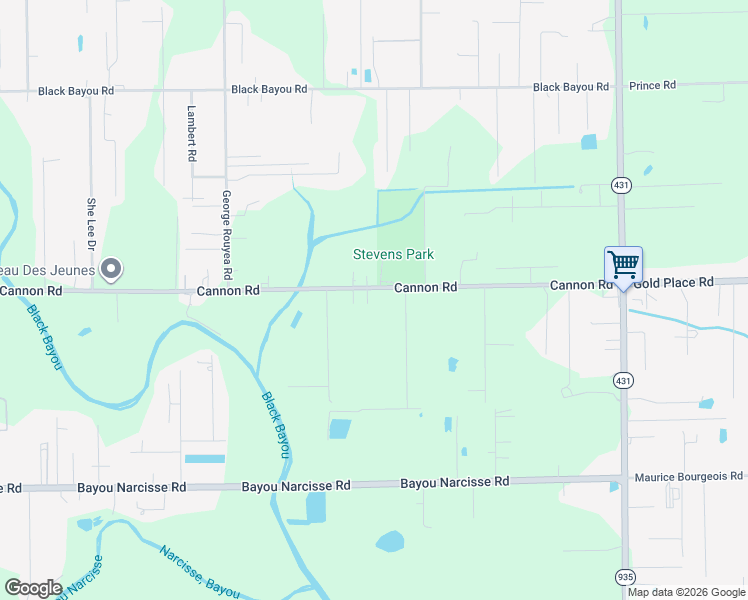 map of restaurants, bars, coffee shops, grocery stores, and more near 43196 Cannon Road in Gonzales