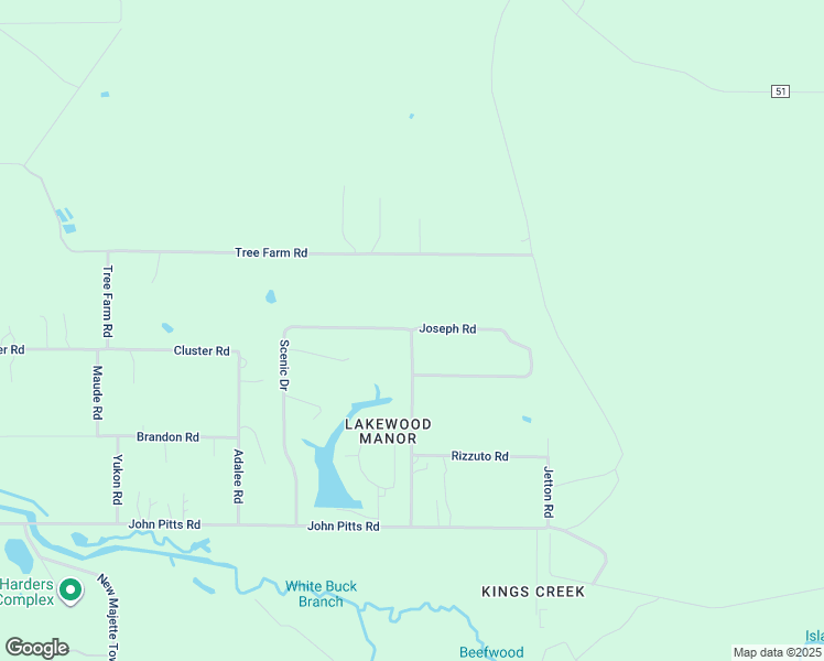 map of restaurants, bars, coffee shops, grocery stores, and more near 5899 Joseph Road in Panama City