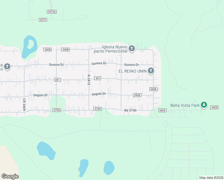 map of restaurants, bars, coffee shops, grocery stores, and more near 1998 County Road 340 in Cleveland