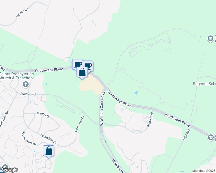 map of restaurants, bars, coffee shops, grocery stores, and more near 7628 Tecoma Circle in Austin