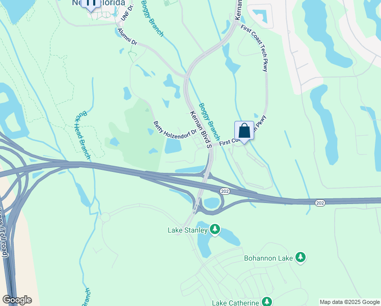 map of restaurants, bars, coffee shops, grocery stores, and more near 5000 Kernan Boulevard South in Jacksonville