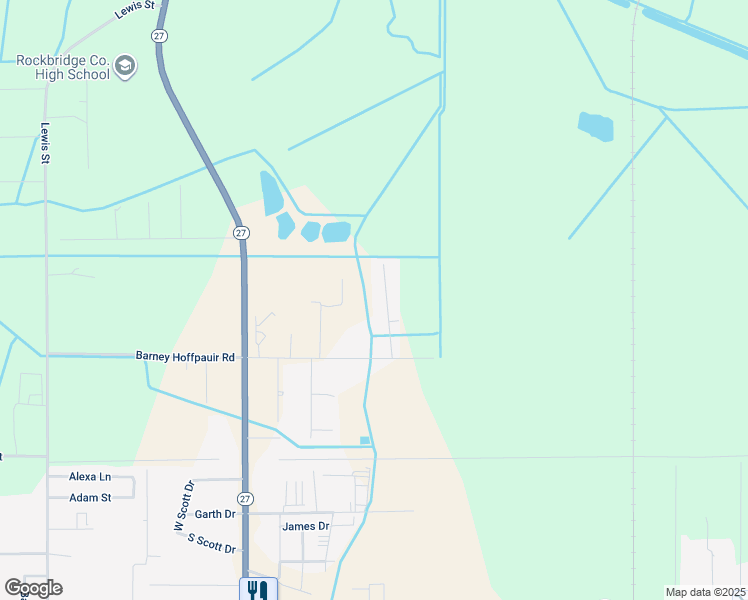 map of restaurants, bars, coffee shops, grocery stores, and more near 1155 Majestic Pines Rd in Sulphur