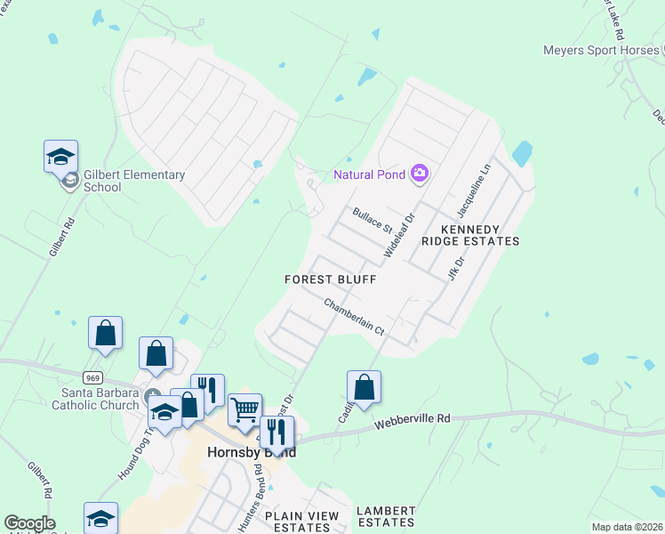 map of restaurants, bars, coffee shops, grocery stores, and more near 14909 Nuttall Drive in Austin