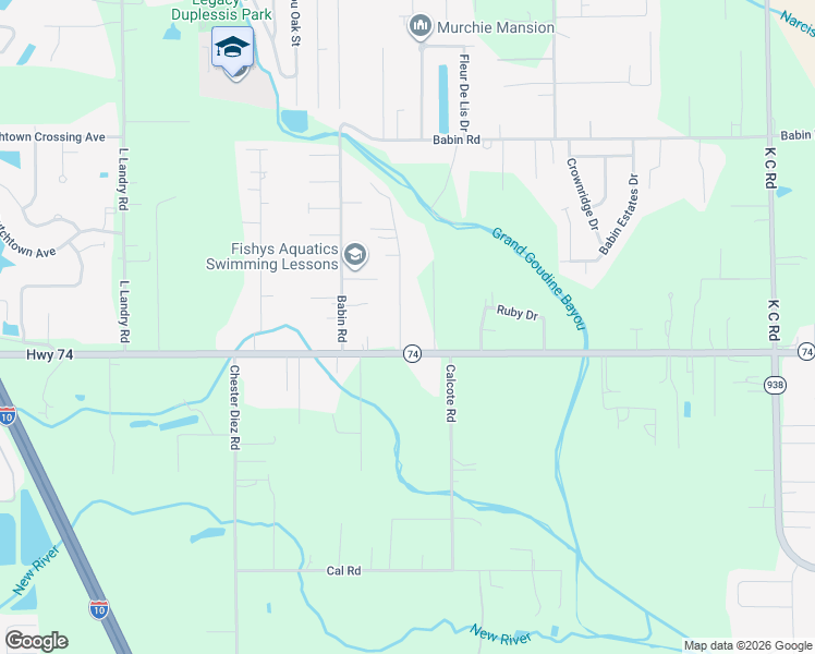 map of restaurants, bars, coffee shops, grocery stores, and more near 38366 Berteau Road in Gonzales