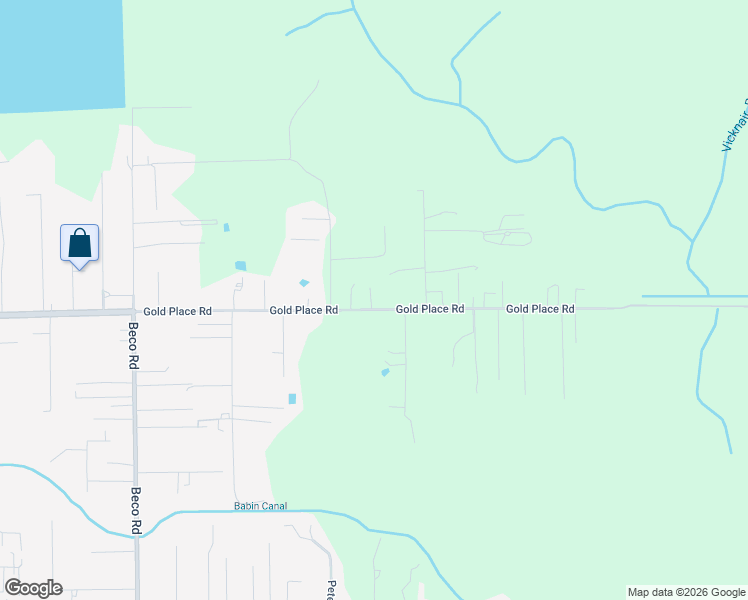 map of restaurants, bars, coffee shops, grocery stores, and more near 45340 Gold Place Road in Saint Amant