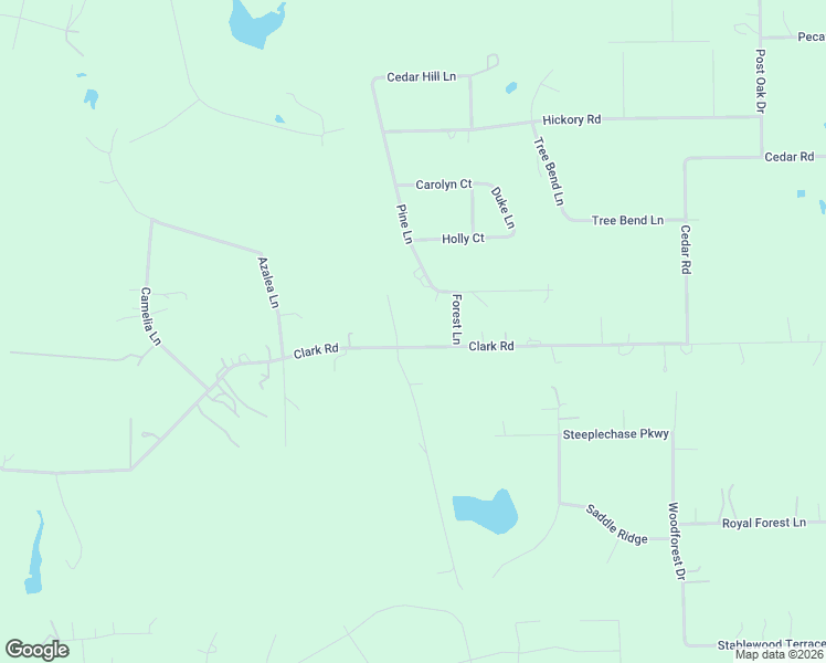 map of restaurants, bars, coffee shops, grocery stores, and more near 1605 Clark Road in Plantersville