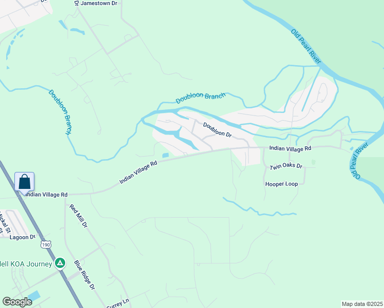map of restaurants, bars, coffee shops, grocery stores, and more near 80 Live Oak Drive in Slidell