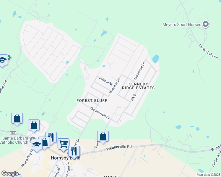 map of restaurants, bars, coffee shops, grocery stores, and more near 15217 Bullace Street in Austin