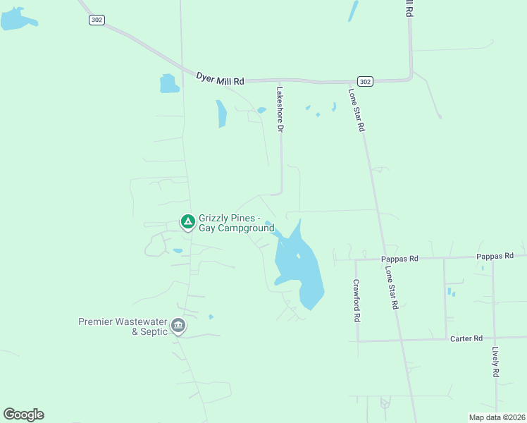 map of restaurants, bars, coffee shops, grocery stores, and more near 5320 Winona Lane in Navasota