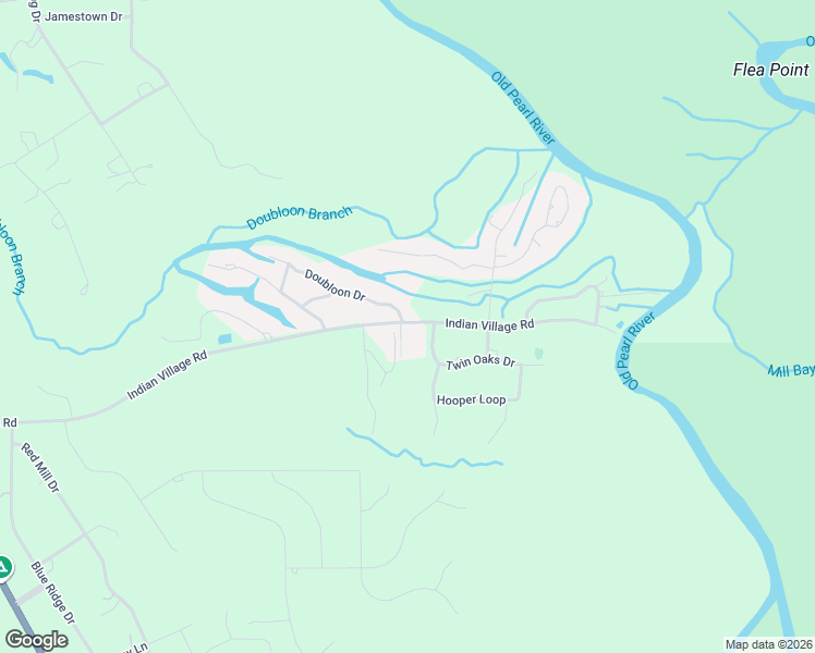 map of restaurants, bars, coffee shops, grocery stores, and more near 251 Indian Village Road in Slidell