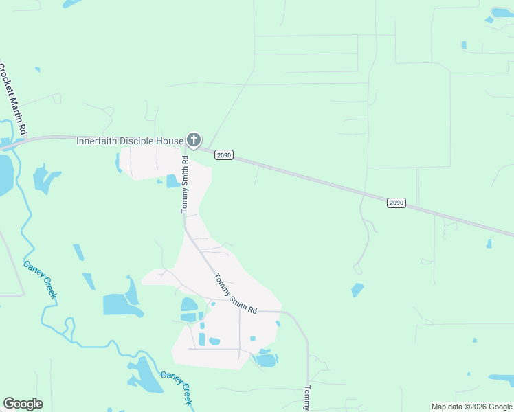 map of restaurants, bars, coffee shops, grocery stores, and more near 18270 Farm to Market Road 2090 in Conroe