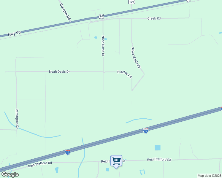 map of restaurants, bars, coffee shops, grocery stores, and more near Noah Davis Road in Glen Saint Mary
