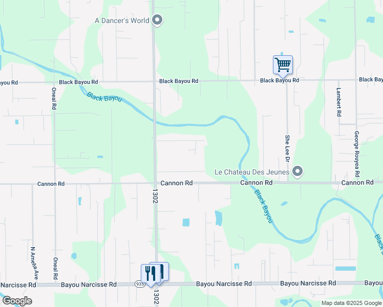 map of restaurants, bars, coffee shops, grocery stores, and more near 13089 Telcide Lane in Gonzales