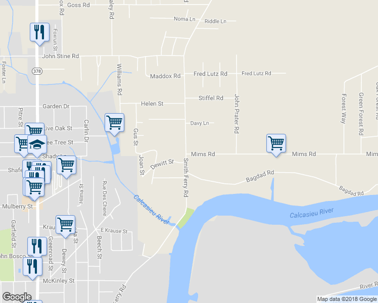 map of restaurants, bars, coffee shops, grocery stores, and more near 2032 Miller Avenue in Westlake