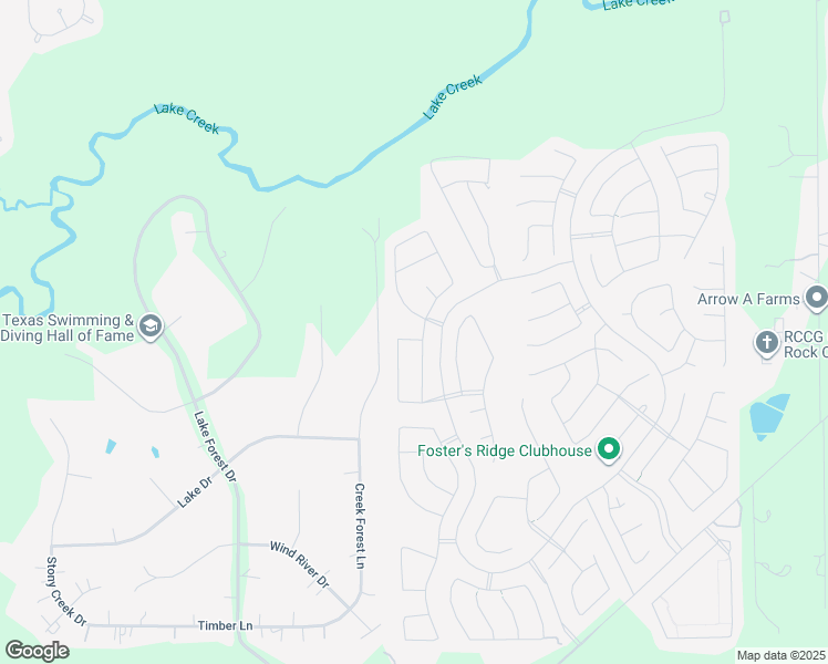 map of restaurants, bars, coffee shops, grocery stores, and more near 47 Creek Forest Lane in Conroe