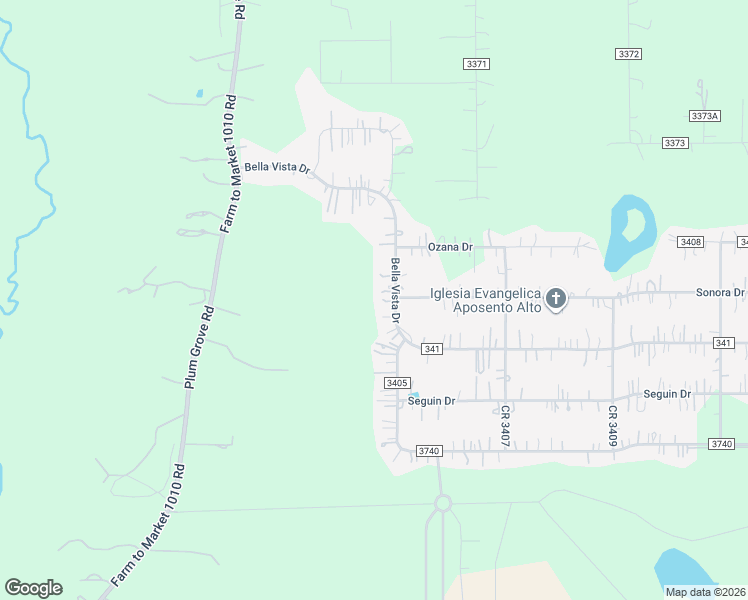 map of restaurants, bars, coffee shops, grocery stores, and more near 602 County Road 340 in Cleveland