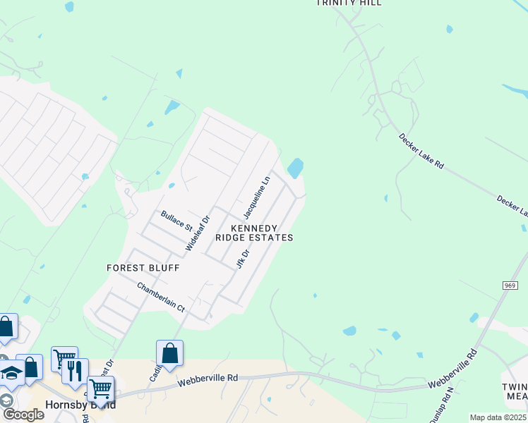 map of restaurants, bars, coffee shops, grocery stores, and more near 6010 Jfk Drive in Austin